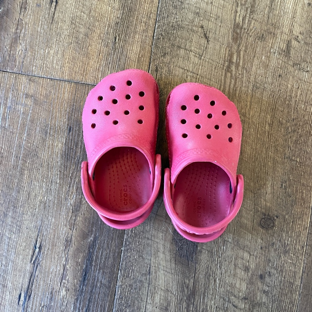 Kids Red Crocs NWT
